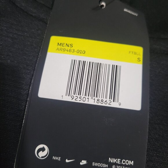 Nike Iowa Hawkeyes Black Gold Dri Fit 1/4 Zip Football L/S Shirt jersey Small S - Picture 6 of 9